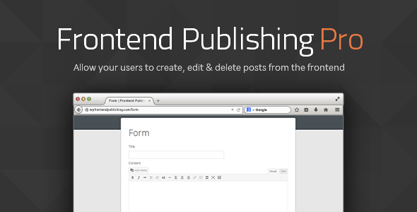 Frontend Publishing Pro v3.7.0