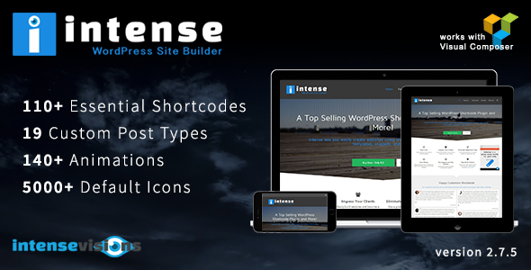 Intense - Shortcodes and Site Builder for WordPress v2.8.2