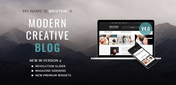 Brixton v4.0.4 â€“ WordPress Blog Theme