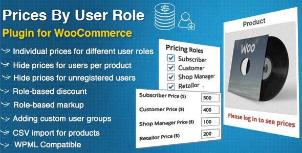 WooCommerce Prices By User Role v3.1
