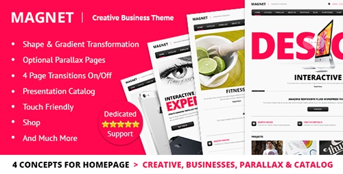 MAGNET v1.8 - Creative Business WordPress Theme