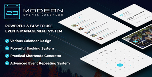 Modern Events Calendar v2.7.2 - Responsive Event Scheduler & Booking For WordPress
