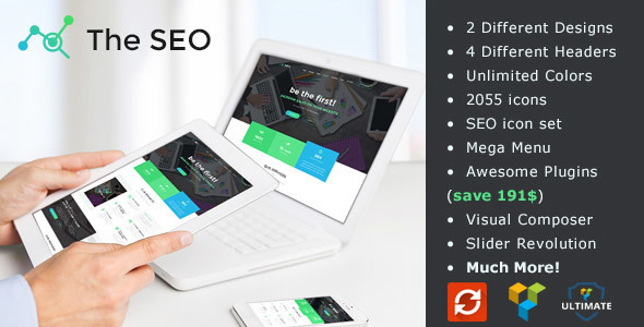 The SEO v2.0 â€“ Digital Marketing Agency WordPress Theme