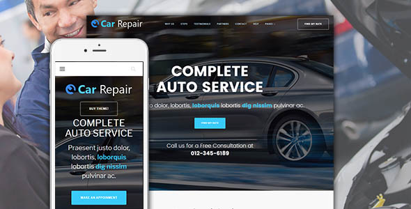 Car Repair v1.0.0 - Auto Repair WordPress Theme