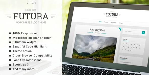 Futura v1.5 - Responsive Minimal Blog Theme