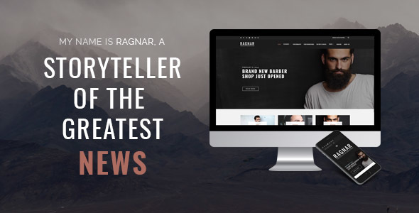 Ragnar Blog v1.0 - A Bold WordPress Blog Theme