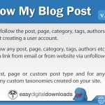 Follow My Blog Post v1.8.0 - WordPress Plugin