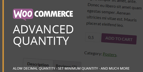 WooCommerce Advanced Quantity v2.2.6