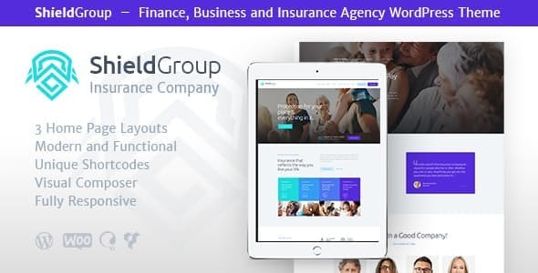 ShieldGroup v1.1.1 - An Insurance & Finance WordPress Theme