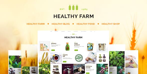 Healthy Farm v2.3 - Food & Agriculture WordPress Theme
