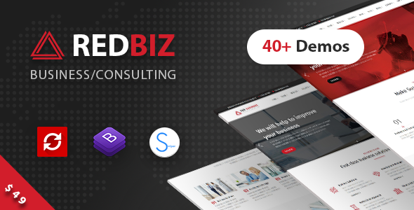 RedBiz v1.1.2 - Finance & Consulting Multi-Purpose Theme