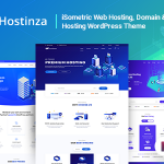 Hostinza v1.4.5 - Isometric Domain & Whmcs Web Hosting WordPress Theme