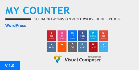 MY-Counter v1.0 - Visual Composer Addon & WordPress Widget