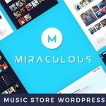 Miraculous v1.0.6 - Online Music Store WordPress Theme