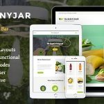 SunnyJar v1.3 - Smoothie Bar & Healthy Drinks Shop WordPress Theme
