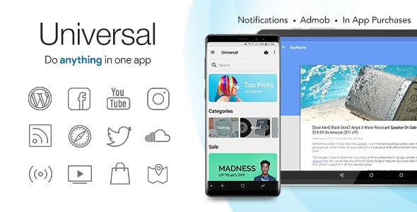 Universal v4.4.2 - Full Multi-Purpose Android App