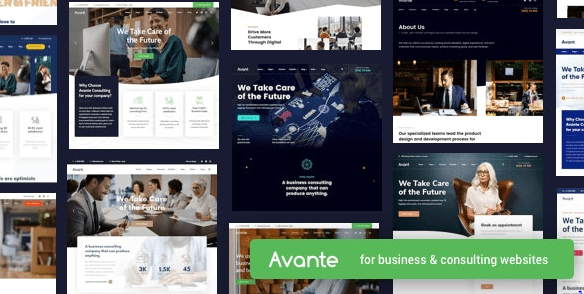 Avante v1.9 | Business Consulting WordPress Theme