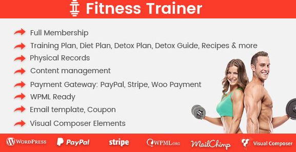Fitness Trainer - Training Membership Plugin