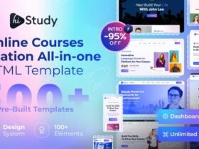 HiStudy - Online Courses & Education Template