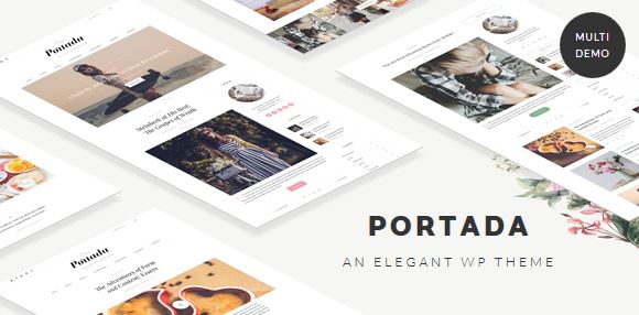 Portada v2.0 - Elegant Blog Blogging WordPress Theme