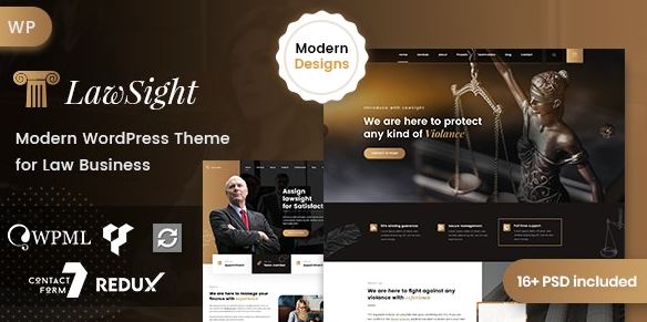 Lawsight - Law & Lawyer WordPress Theme