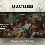 Ozeum - Modern Art Gallery and Creative Online Museum WordPress Theme