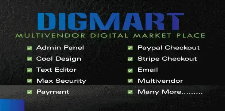 DigMart - Multivendor Digital MarketPlace PHP
