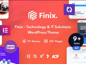Finix - Technology & IT Solutions WordPress Theme