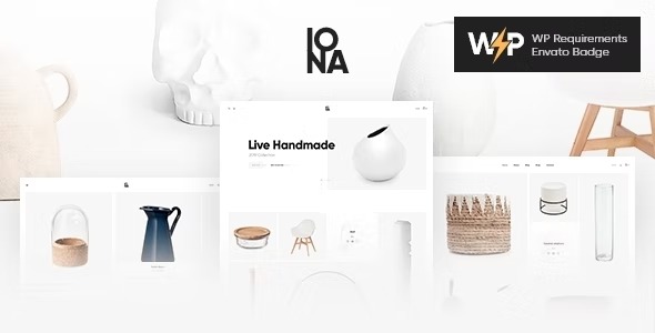 Iona Handmade & Crafts Shop WordPress Theme Nulled