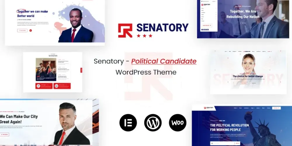 Senatory Political Candidate WordPress Theme Nulled